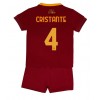 AS Roma Bryan Cristante #4 Hjemmedraktsett Barn 2022-23 Kortermet (+ korte bukser)